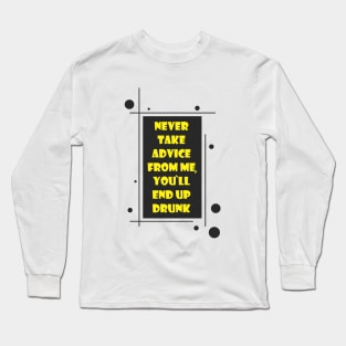 Drinking Long Sleeve T-Shirt